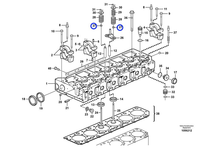لاستیک ساقه سوپاپ FH13 آلمانی 038690 الرینگ